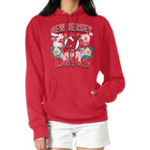 New Jersey Devils G-III 4Her by Carl Banks Women's Flower Logo Pullover Hoodie - Red Jerseys