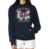 Montreal Canadiens G-III 4Her by Carl Banks Women's Flower Logo Pullover Hoodie - Navy Hoodies