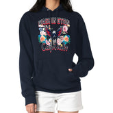 Washington Capitals G-III 4Her by Carl Banks Women's Flower Logo Pullover Hoodie - Navy Hoodies