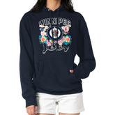 Winnipeg Jets G-III 4Her by Carl Banks Women's Flower Logo Pullover Hoodie - Navy Hoodies