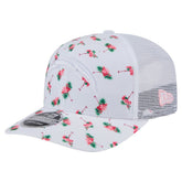 Los Angeles Chargers New Era Adventure Flamingo Pattern 9SEVENTY Stretch-Snap Hat - White for sale
