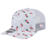 Houston Texans New Era Adventure Flamingo Pattern 9SEVENTY Stretch-Snap Hat - White discount
