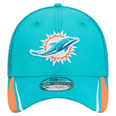 Miami Dolphins New Era Game Day Linear 39THIRTY Flex Hat - Aqua discount