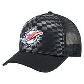 Miami Dolphins New Era Gradient 9FORTY Adjustable Hat - Black on sale