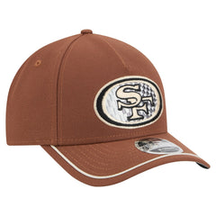 San Francisco 49ers New Era Motorsport 9FORTY Adjustable Hat - Brown discount