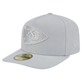 Kansas City Chiefs New Era Color Pack A-Frame 59FIFTY Fitted Hat - Gray discount