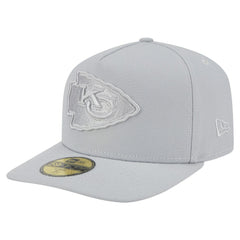 Kansas City Chiefs New Era Color Pack A-Frame 59FIFTY Fitted Hat - Gray discount