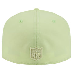 Green Bay Packers New Era Color Pack A-Frame 59FIFTY Fitted Hat - Light Green on sale