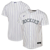 Colorado Rockies Youth Home Replica Jersey White