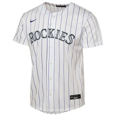Colorado Rockies Youth Home Replica Jersey White