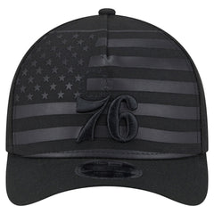 Philadelphia 76ers Game Day Flag A-Frame 9FORTY Adjustable Hat - Black sale