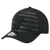 Miami Heat Game Day Flag A-Frame 9FORTY Adjustable Hat - Black discount