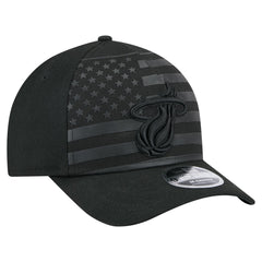 Miami Heat Game Day Flag A-Frame 9FORTY Adjustable Hat - Black discount