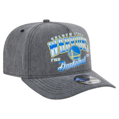 Golden State Warriors Throwback Washed Pre-Curved 9FIFTY Snapback Hat sale - Charcoal outlet