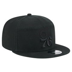 Philadelphia 76ers Adventure Canvas Split Panel 9FIFTY Snapback Hat - Black shop