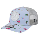 Dallas Mavericks Adventure Aloha Pattern 9SEVENTY Stretch-Snap Hat sale - Light Blue/Gray on sale