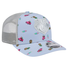 Memphis Grizzlies Adventure Aloha Pattern 9SEVENTY Stretch-Snap Hat - Light Blue/Gray online