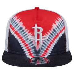 Houston Rockets Throwback Dye Golfer Snapback Hat sale - Black/Red cheap