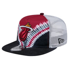 Miami Heat Throwback Dye Golfer Snapback Hat - Black/Red online