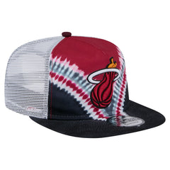 Miami Heat Throwback Dye Golfer Snapback Hat - Black/Red online