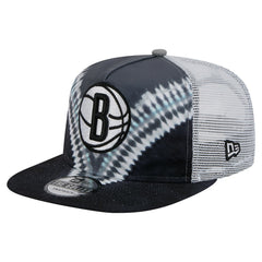 Brooklyn Nets Throwback Dye Golfer Snapback Hat - Black/Gray shop
