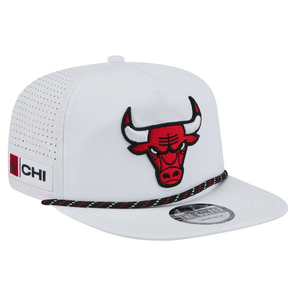 Chicago Bulls Performance Rope Golfer Adjustable Hat - White shop