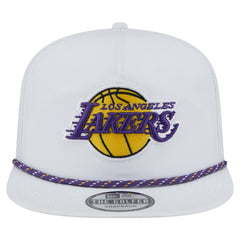 Los Angeles Lakers Performance Rope Golfer Adjustable Hat - White sale