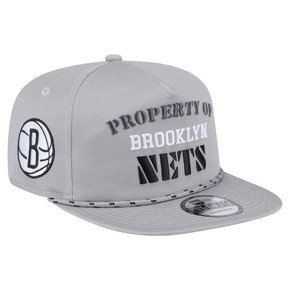 Brooklyn Nets Throwback Property Of Golfer Snapback Hat - Gray shop