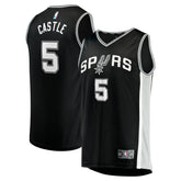 Stephon Castle San Antonio Spurs Youth 2024 NBA Draft Fast Break Player Jersey - Icon Edition - Black online