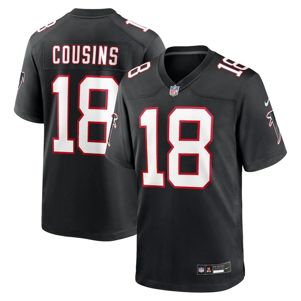 Kirk Cousins Atlanta Falcons Youth Game Jersey - Black cheap