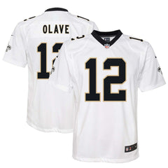 Chris Olave New Orleans Saints Youth Game Jersey - White cheap