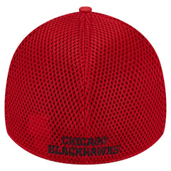 Chicago Blackhawks New Era Active Subtle Camo 39THIRTY Flex Hat - Red Hats