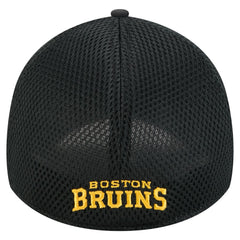 Boston Bruins New Era Linear Featherweight 39THIRTY Flex Hat - Black Hats