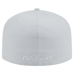 Pittsburgh Penguins New Era Color Pack A-Frame 59FIFTY Fitted Hat - Gray Hats