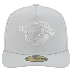 Nashville Predators New Era Color Pack A-Frame 59FIFTY Fitted Hat - Gray Hats
