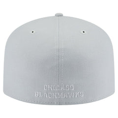 Chicago Blackhawks New Era Color Pack A-Frame 59FIFTY Fitted Hat - Gray Hats