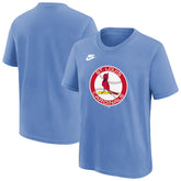 St. Louis Cardinals Youth Team Logo T-Shirt Light Blue