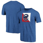 Chicago Cubs Pregame Vibe Tri-Blend T-Shirt Royal