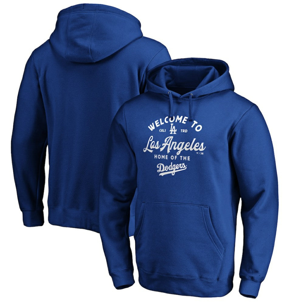 Los Angeles Dodgers Hometown Collection Long Ball Pullover Hoodie Royal