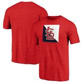St. Louis Cardinals Pregame Vibe Tri-Blend T-Shirt Red