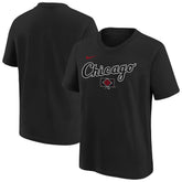 Chicago White Sox Youth 2025 City Connect Wordmark T-Shirt Black