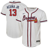 Ronald Acuna Jr. Atlanta Braves Youth Home Replica Player Jersey White