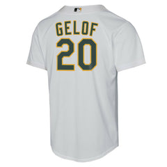 Zack Gelof Athletics Youth Home Replica Player Jersey White