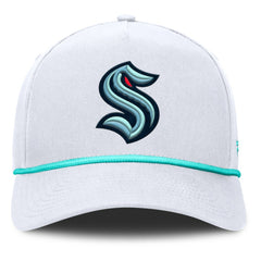 Seattle Kraken Fanatics Rope A-Frame Adjustable Hat - White Hats