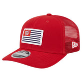 Washington Nationals Flag 9SEVENTY Stretch-Snap Hat Red