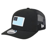 Miami Marlins Flag 9SEVENTY Stretch-Snap Hat Black