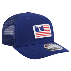 Texas Rangers Flag 9SEVENTY Stretch-Snap Hat Royal