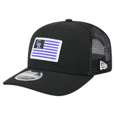 Colorado Rockies Flag 9SEVENTY Stretch-Snap Hat Black