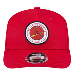 St. Louis Cardinals Circle Patch 9SEVENTY Stretch-Snap Hat Red