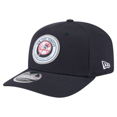 New York Yankees Circle Patch 9SEVENTY Stretch-Snap Hat Navy